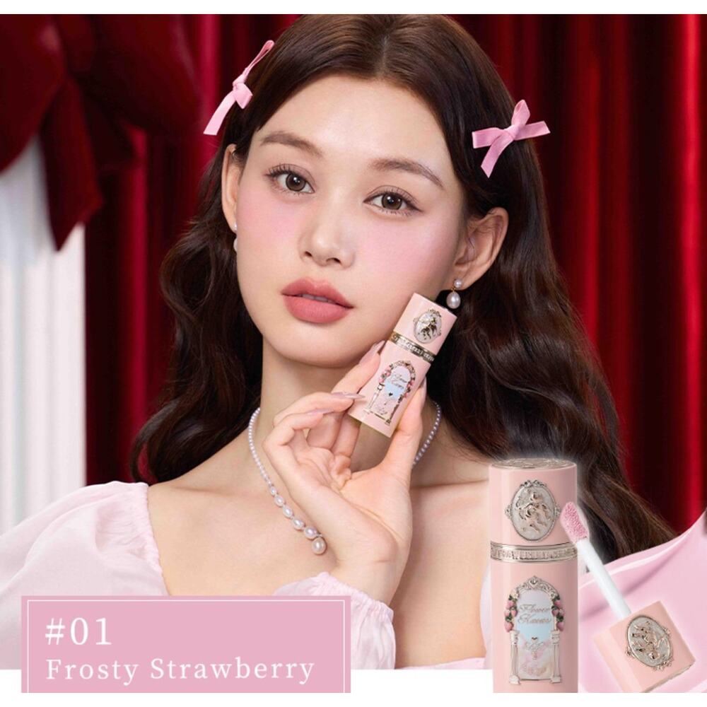Flower Knows Strawberry Cupid Liquid Blush #01 Frosty Strawberry NEW - Picture 2 of 5